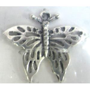 Tibetan Silver pendant Non-Nickel, butterfly