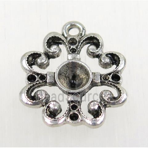 tibetan silver pendant, non-nickel