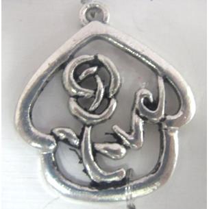 Tibetan Silver pendant non-nickel