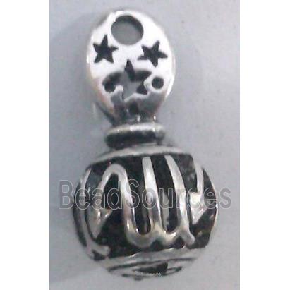 lead free and nickel free Tibetan Silver hollow pendant