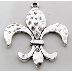 Tibetan Silver Charm Pendant, lead free and nickel free