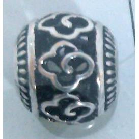 round tibetan silver hollow beads, lead free and nickel free