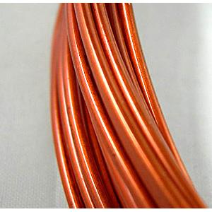 DarkOrange Colored Aluminium flexible craft wire for necklace bacelet