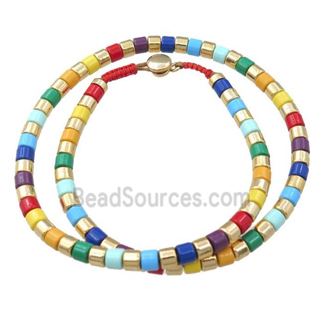 alloy Bracelets, enameled