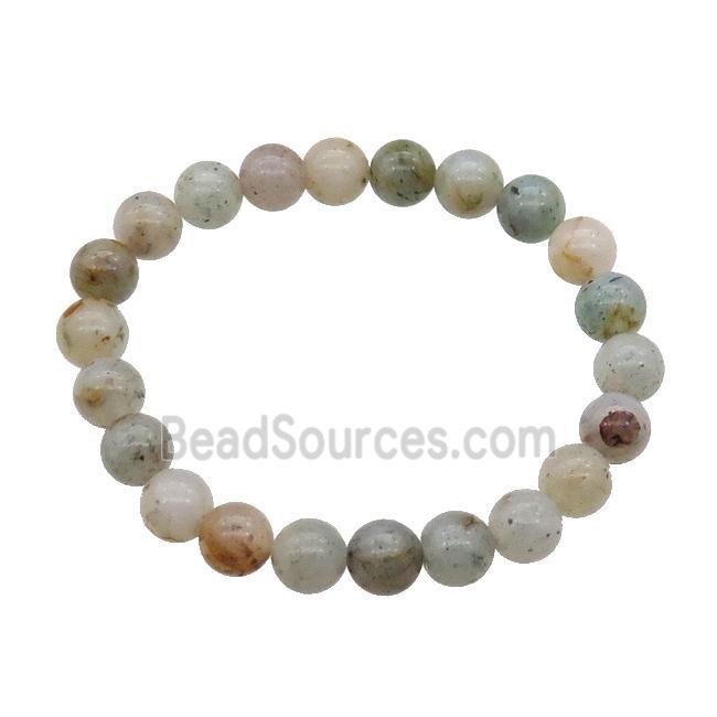 Fancy Opal Bracelet Stretchy Round