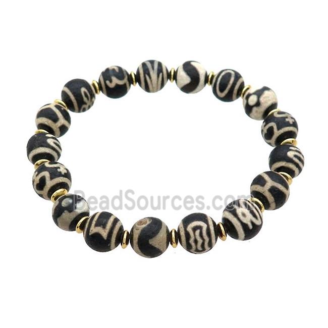 Tibetan Agate Bracelets Stretchy