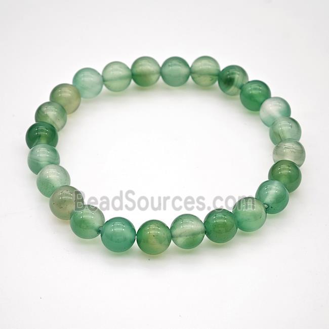 Agate Bracelet, Round