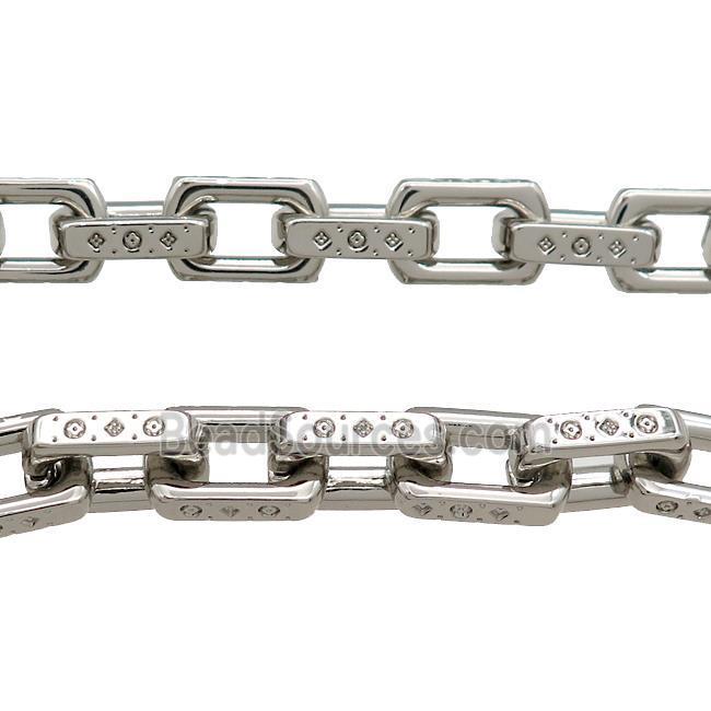 Alloy Chain Platinum Plated