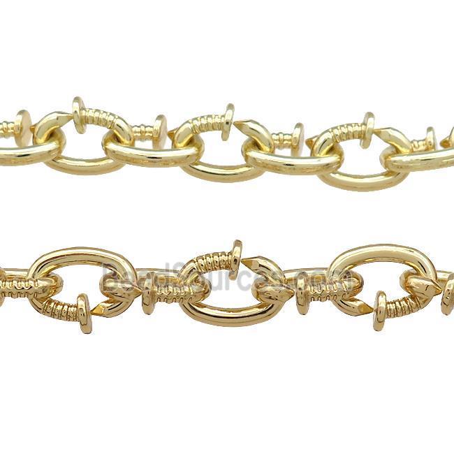 Alloy Chain Gold Plated