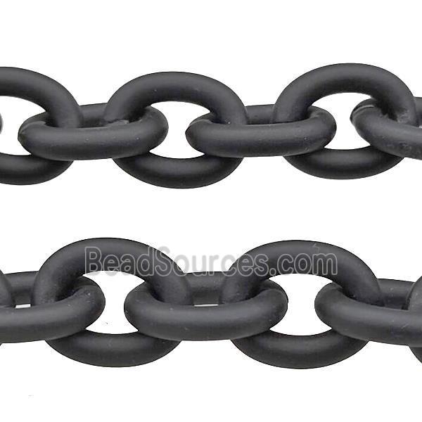 Aluminium Chain Black Painted