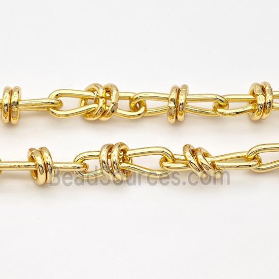 Copper Chain Infinity Gold Plated