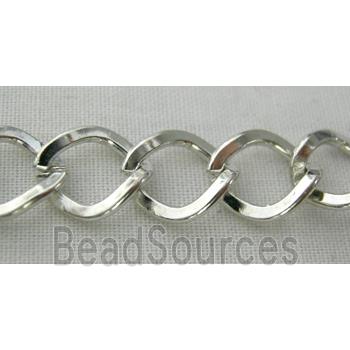 platinum plated iron Chain