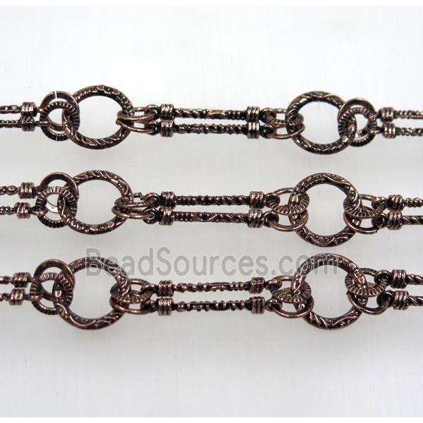 antique red Alloy Chain