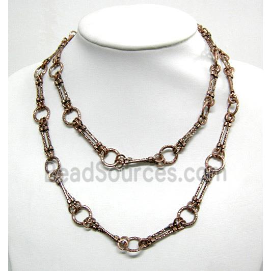 antique red Alloy Chain