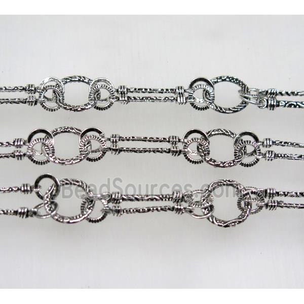 Antique Silver Alloy Chain