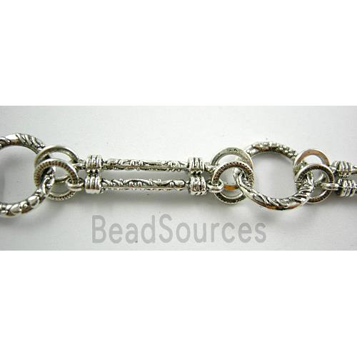 Antique Silver Alloy Chain