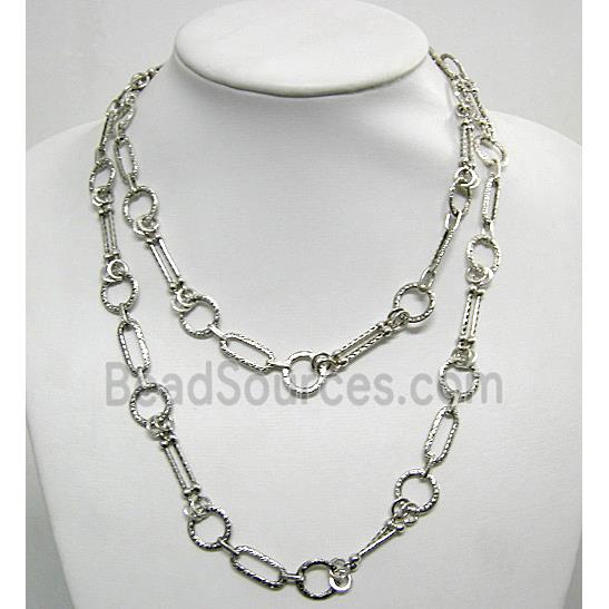 Antique Silver Alloy Chain