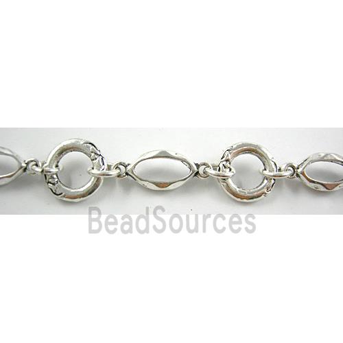 Antique Silver Alloy Chain