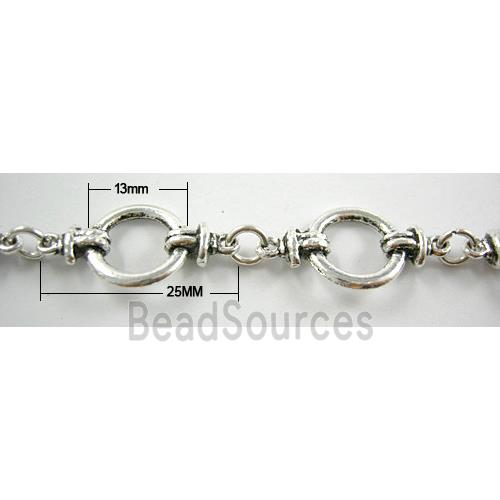 Antique Silver Alloy Chain