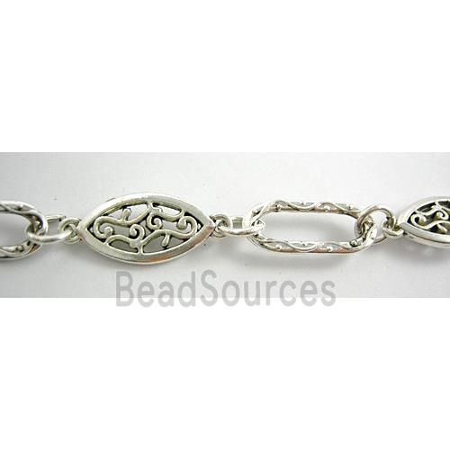 Antique Silver Alloy Chain