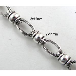 Antique Silver Alloy Chain