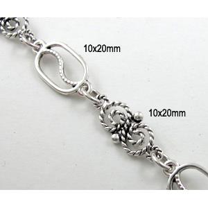 Antique Silver Alloy Chain