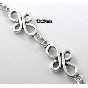 Antique Silver Alloy Chain