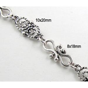 Antique Silver Alloy Chain