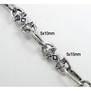 Antique Silver Alloy Chain