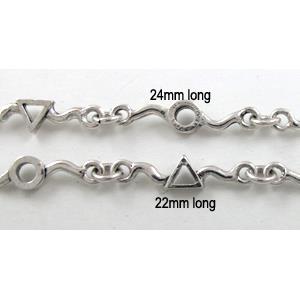 Antique Silver Alloy Chain