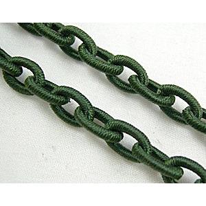 Deep Green Handcraft Fabric Chains