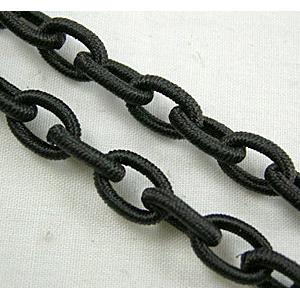 Deep Coffee Handcraft Fabric Rolo Chains