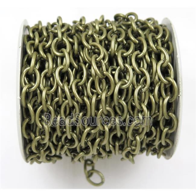 iron chain, Antique bronze plated