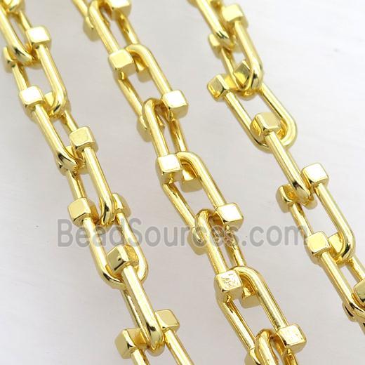 alloy chain, gold plated