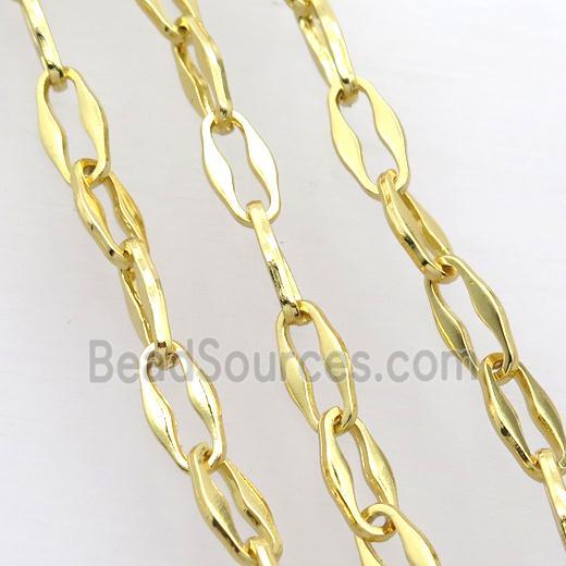 alloy chain, gold plated