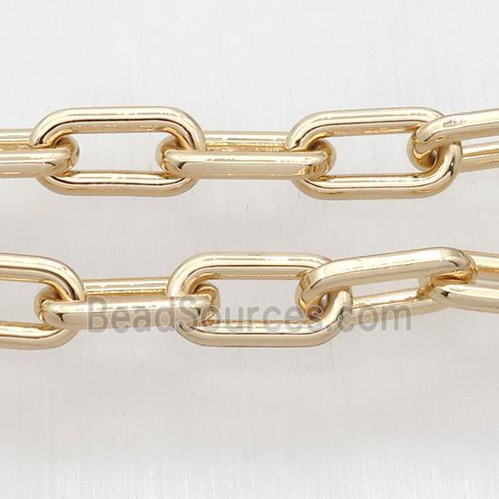 Alloy Chain, lt.gold plated