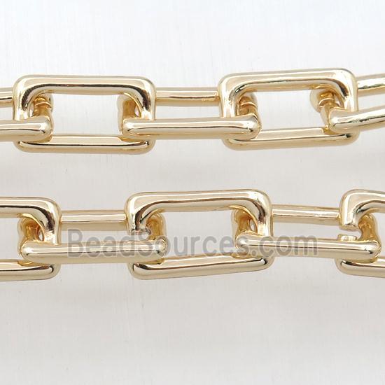 Alloy Chain, lt.gold plated