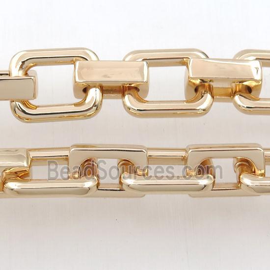 Alloy Chain, lt.gold plated