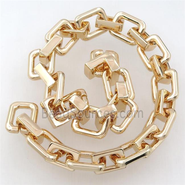 Alloy Chain, lt.gold plated