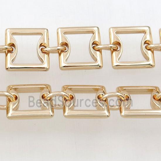 Alloy Chain, lt.gold plated