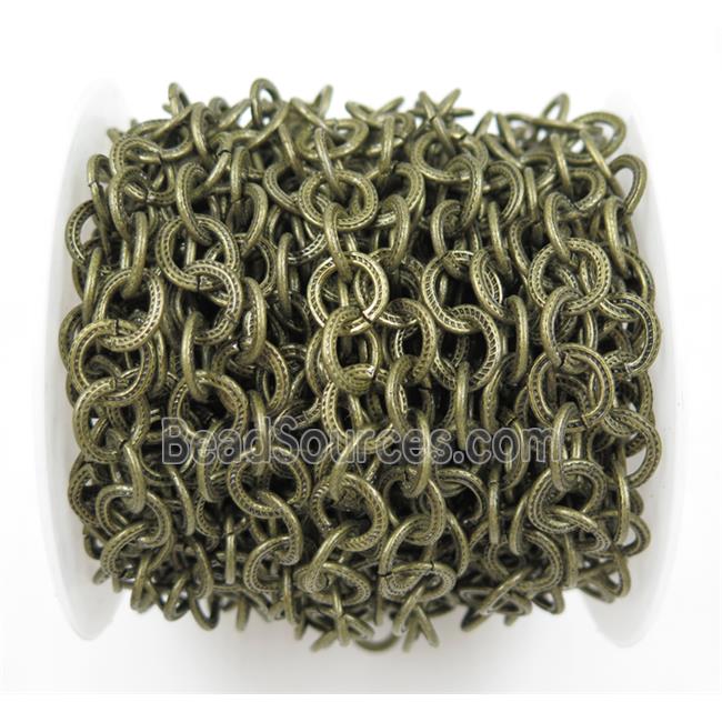 iron chain, Antique bronze plated