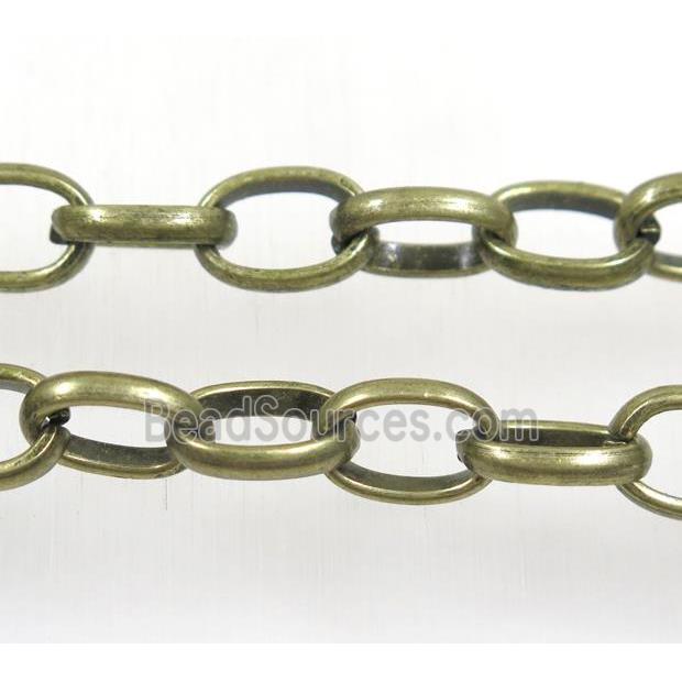 iron chain, antique bronze