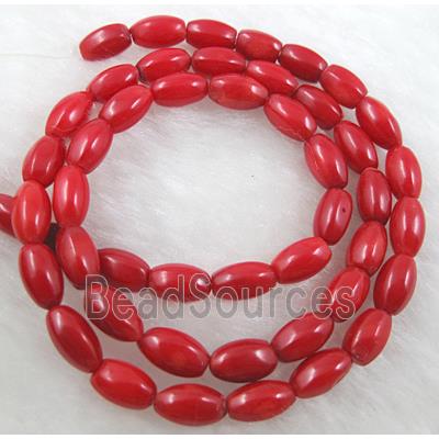 dyed Coral Beads, rice