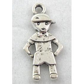 Tibetan Silver boy pendants