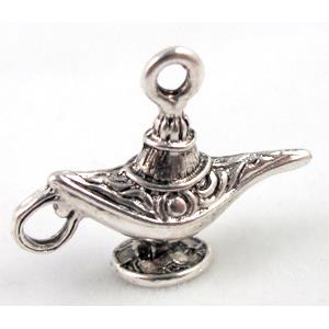 Tibetan Silver pendants, Zn Alloy