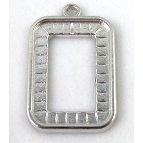 Tibetan Silver pendants setting, Zn Alloy