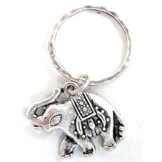 Tibetan Silver elephant pendants, Lead and nickel Free