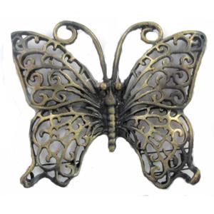 Tibetan Silver Butterfly, Lead and nickel Free, bronze