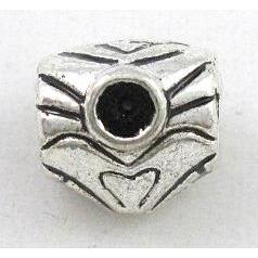 bead, tibetan silver spacer, Non-Nickel