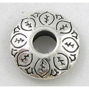 bead, tibetan silver spacer, Non-Nickel